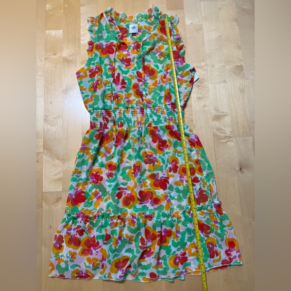 CAbi Spirit Abstract Print Sleeveless Ruffles
Dress Size S Multicolor 6216 - Picture 5 of 6